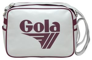 Gola Redford Retro Shoulder Flight Bag White Berry Red Preview